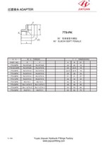 Лакътни BSPT женски адаптери